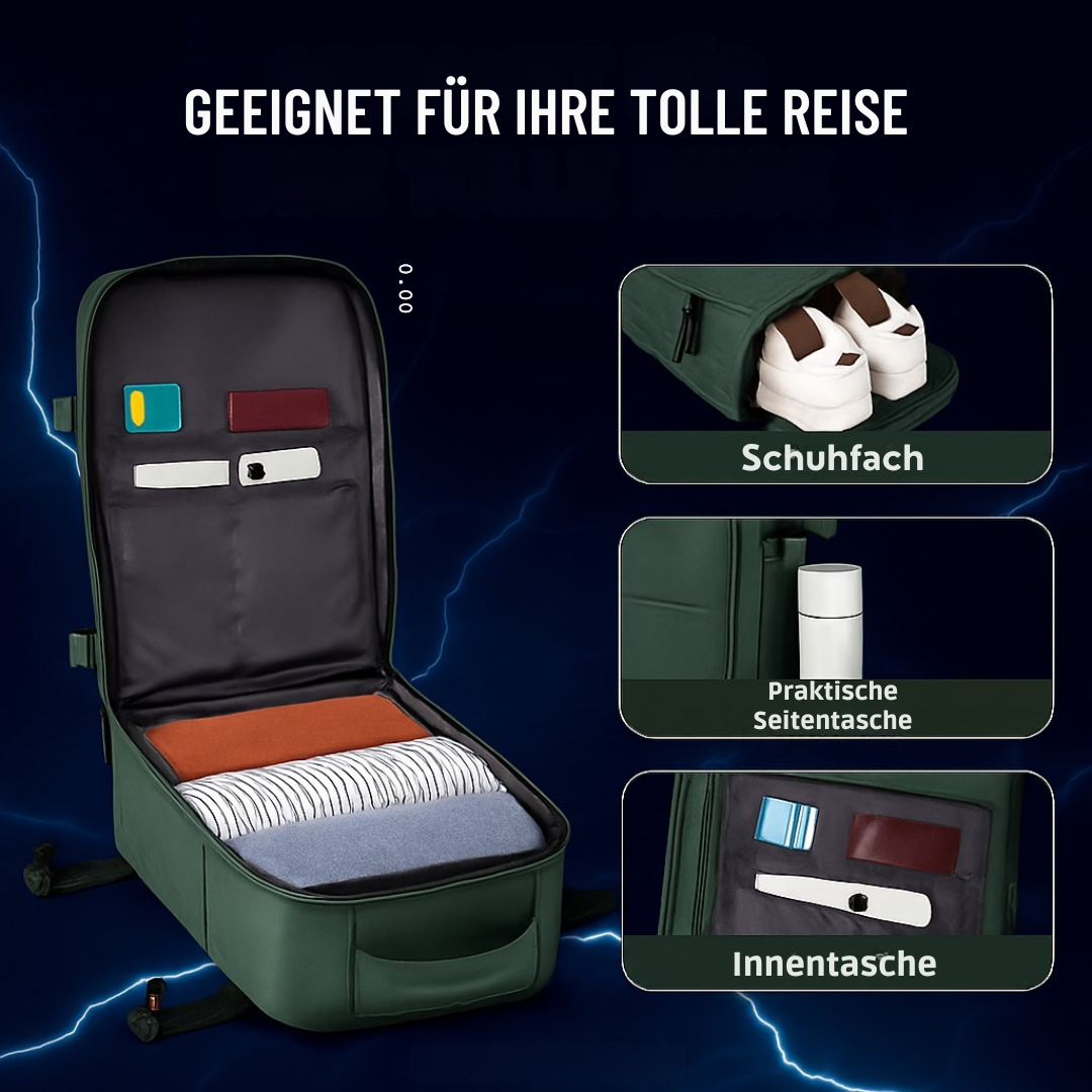 Reisen Sie mit leichtem Gepäck, fühlen Sie sich frei, erobern Sie die Welt!